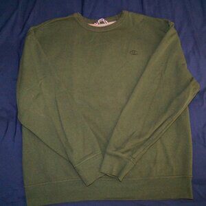 Champion Dark Green Crewneck Sweatshirt Men’s XL 407D55 – Preowned Clean
